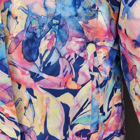 Mountain Warehouse Kids Water Resistant Fleece Lined Jacket Floral Print 13 YRS - Picture 8 of 9